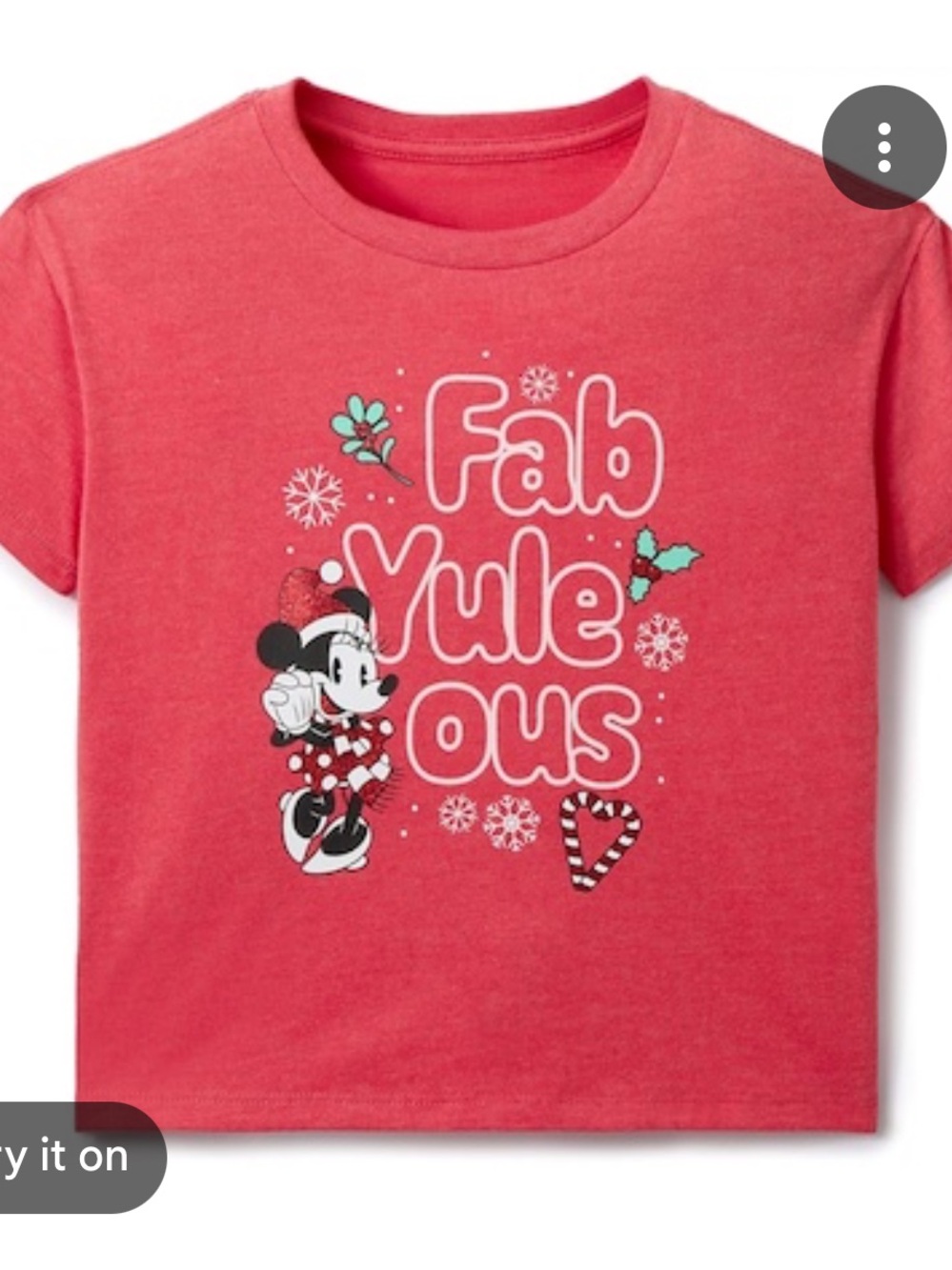 Disney Christmas fab Yule ous holiday t shirt NWT a